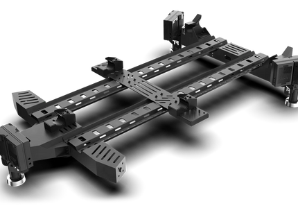 MOTION SYSTEM WITH 3 MOTORS/ACTUATORS AND MOTION SIM BASE