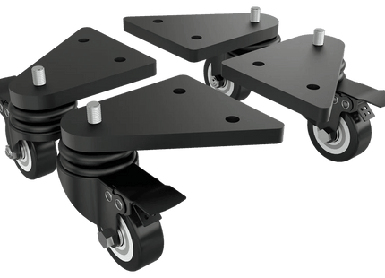 CASTER WHEELS WITH BRAKE & MOUNTING BRACKETS