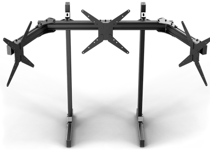 FREESTANDING TRIPLE MONITOR STAND - 22" TO 32" DISPLAYS