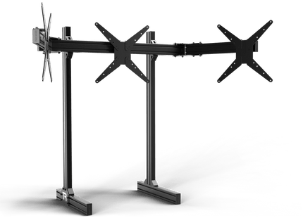 FREESTANDING TRIPLE MONITOR STAND - UP TO 45" DISPLAYS